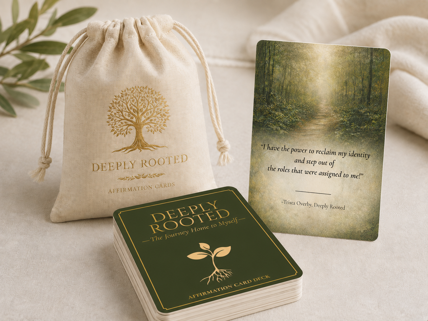 🪞 Memoir & Mirror Set (Memoir, Companion Journal & Affirmation Cards) - Image 3